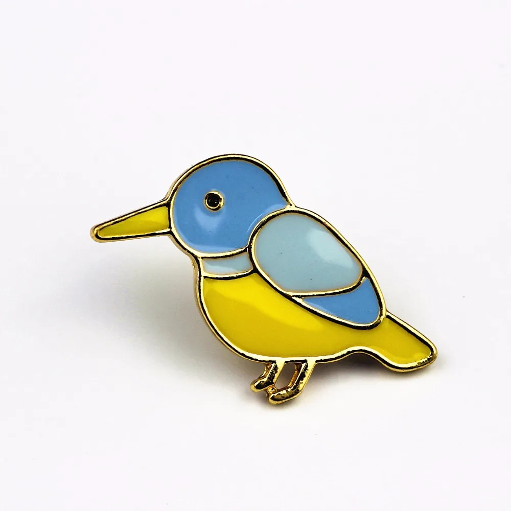 Timlee X226 Lovely Mini Bird Plane Brooch Metal Pins Button Gift Wholesale | Украшения и аксессуары