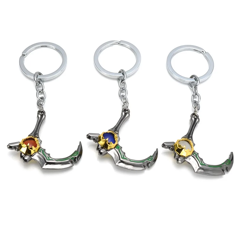 Riot Anime Hot Game DOTA 2 брелок для ключей с оружием Slark DOTA2 брелки глаз SKADI ювелирные