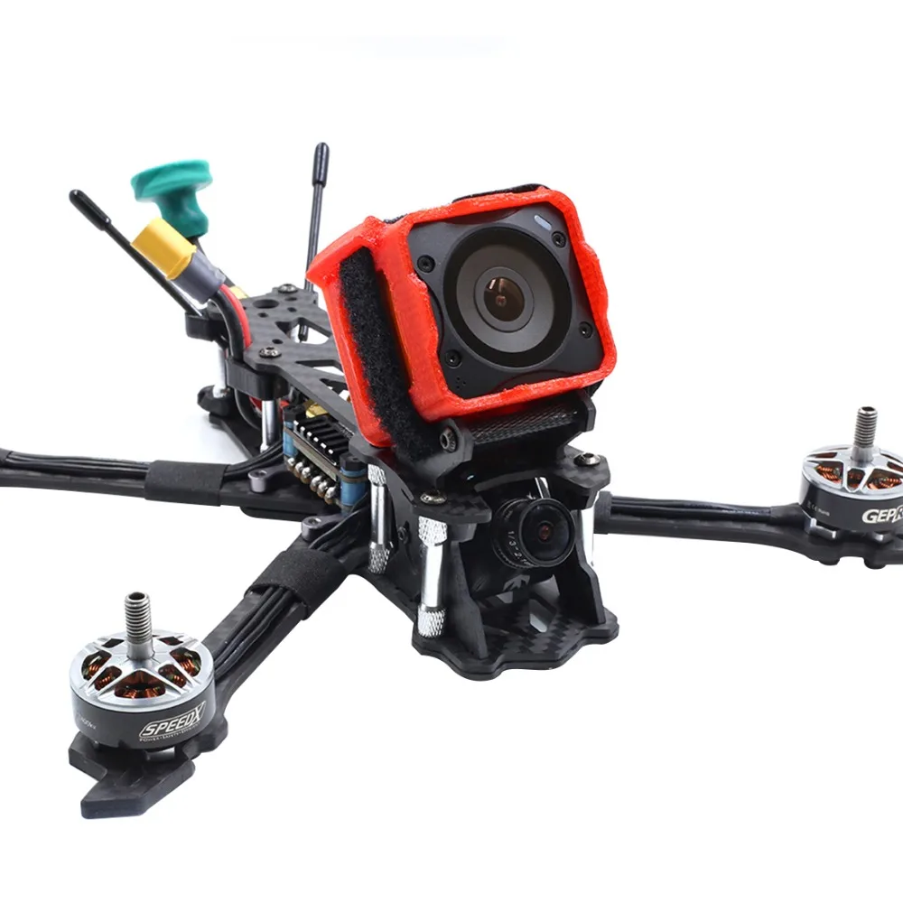Сверхлегкий чехол из ТПУ с 3D принтом фиксированный держатель для RunCam 3S сиденье