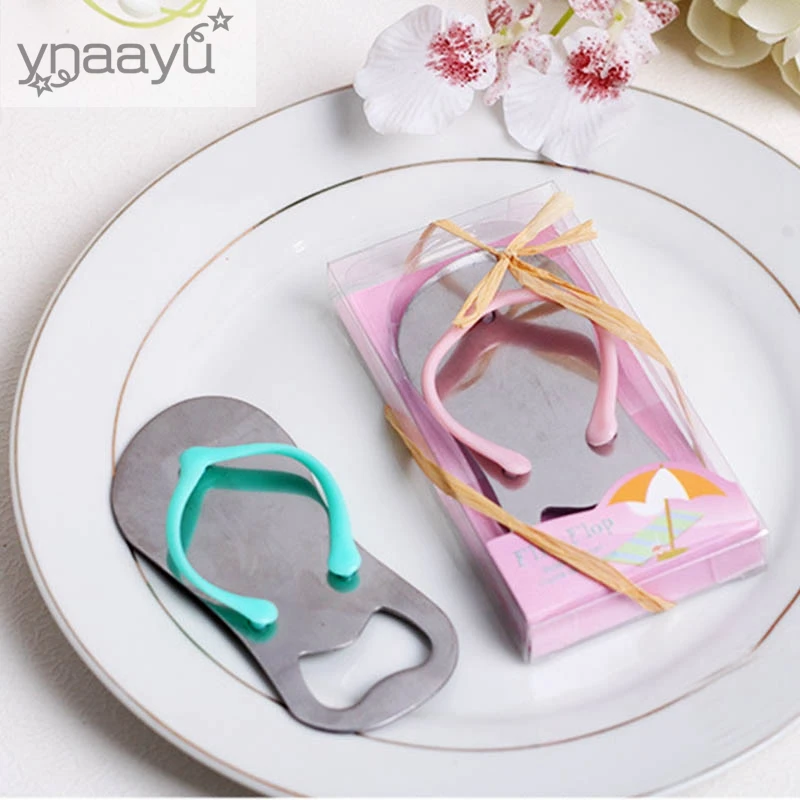 

Ynaayu 2pcs Creative Sandals Shose Beer Bottle Opener Slipper Shaped Bottle Openers Best Wedding Gift Party Favors