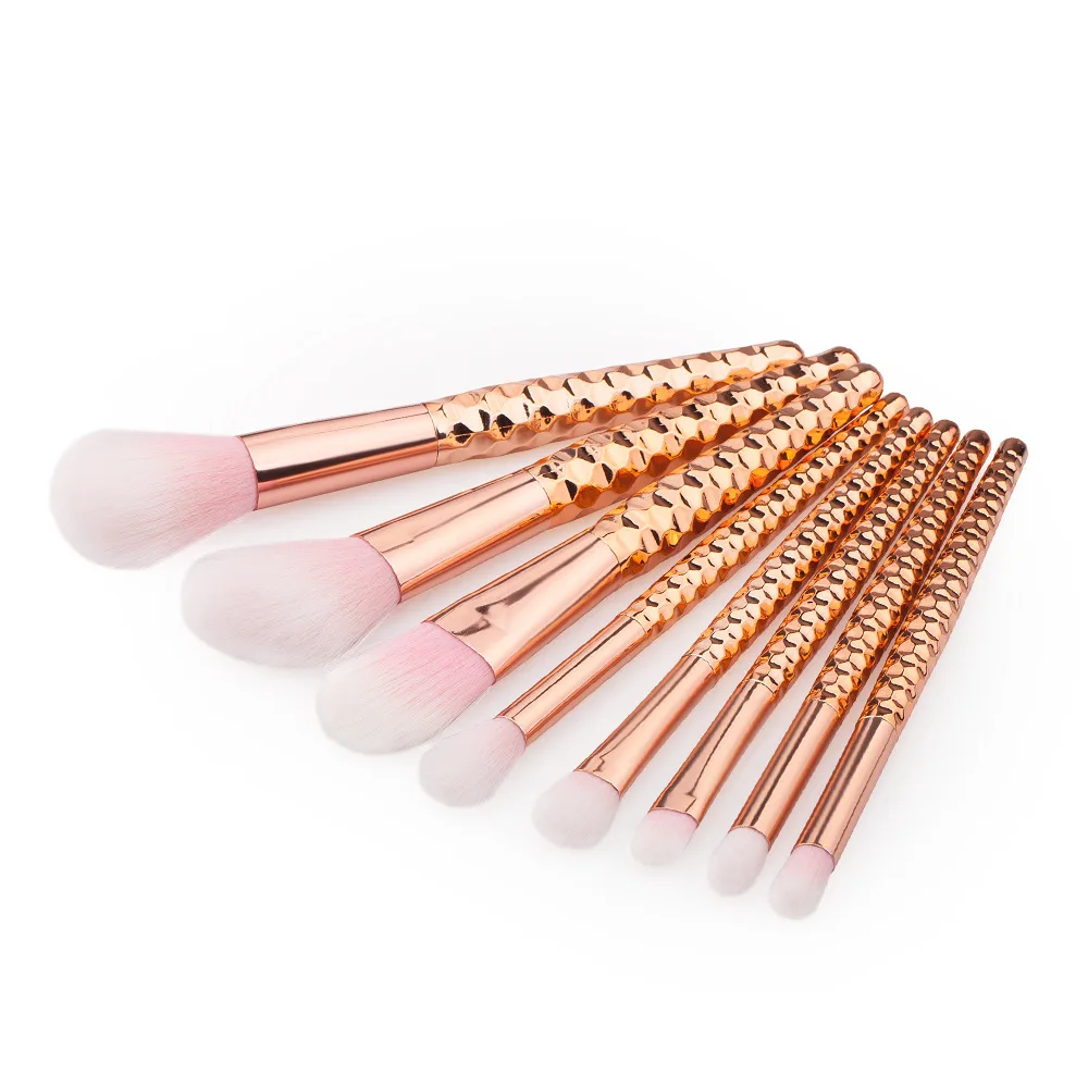 8 шт. Профессиональные Нейлоновые Косметические кисти для нанесения основы и