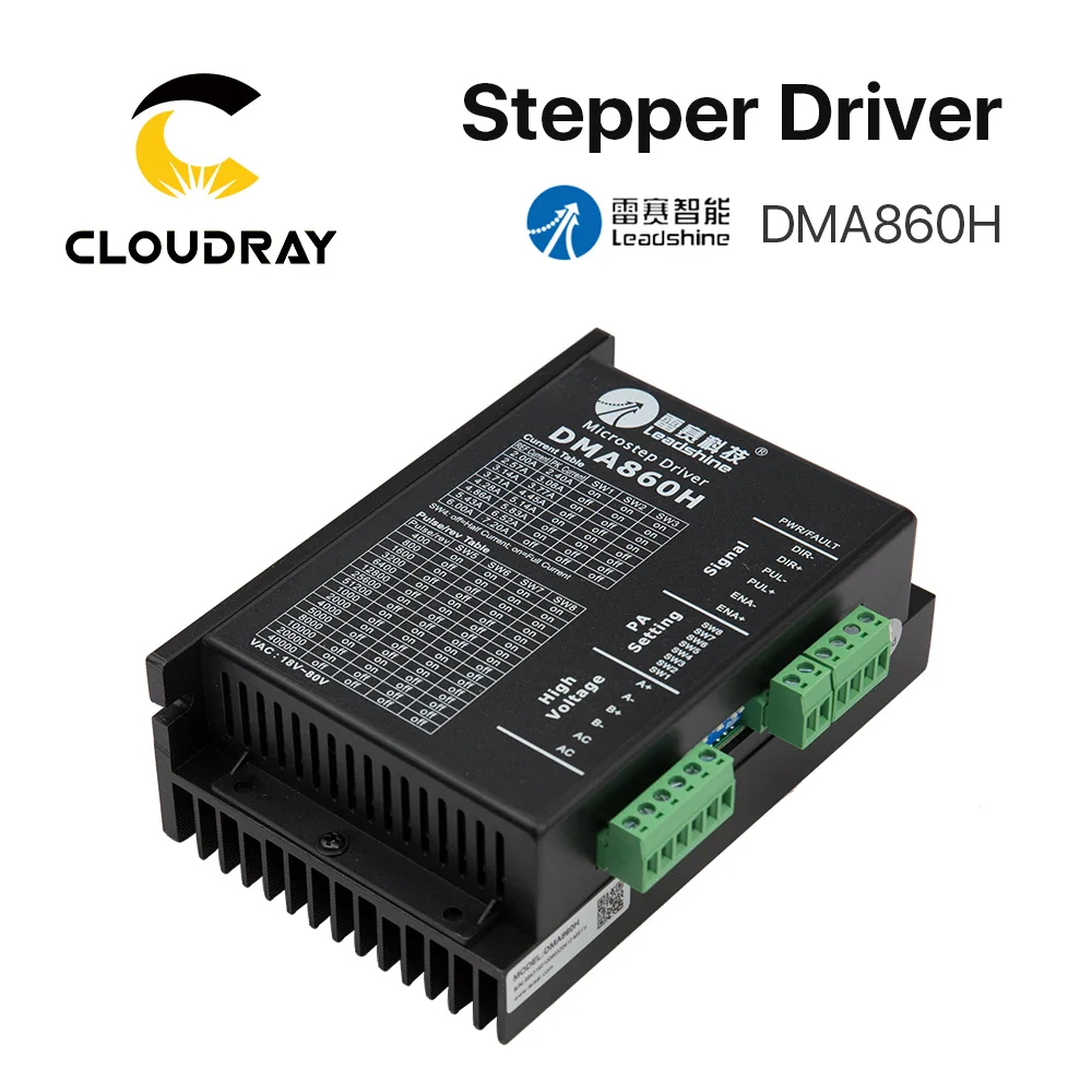 Cloudray Leadshine 2 фазный шаговый драйвер DMA860H 18 80VAC 4 7.2A|leadshine stepper driver|stepper driverleadshine driver |