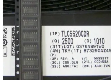 

Новый оригинальный 10 шт./лот TLC5620 TLC5620C TLC5620CDR SOP-14