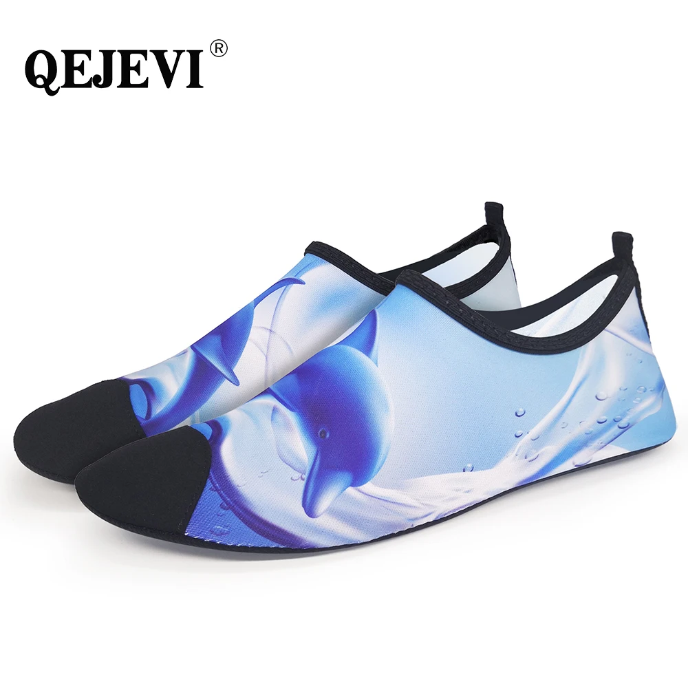 Спортивная водная дешевая обувь QEJEVI для женщин и мужчин летняя пляжная плавания