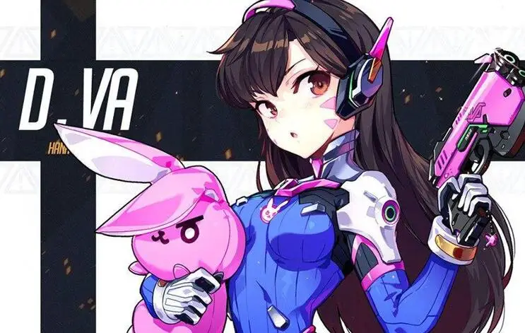 Overwatch Косплэй прекрасный D. Va Для женщин молния толстовка с пуговицами с капюшоном Для женщин Повседневная спортивная одежда, костюм с принтами из аниме, Новинка