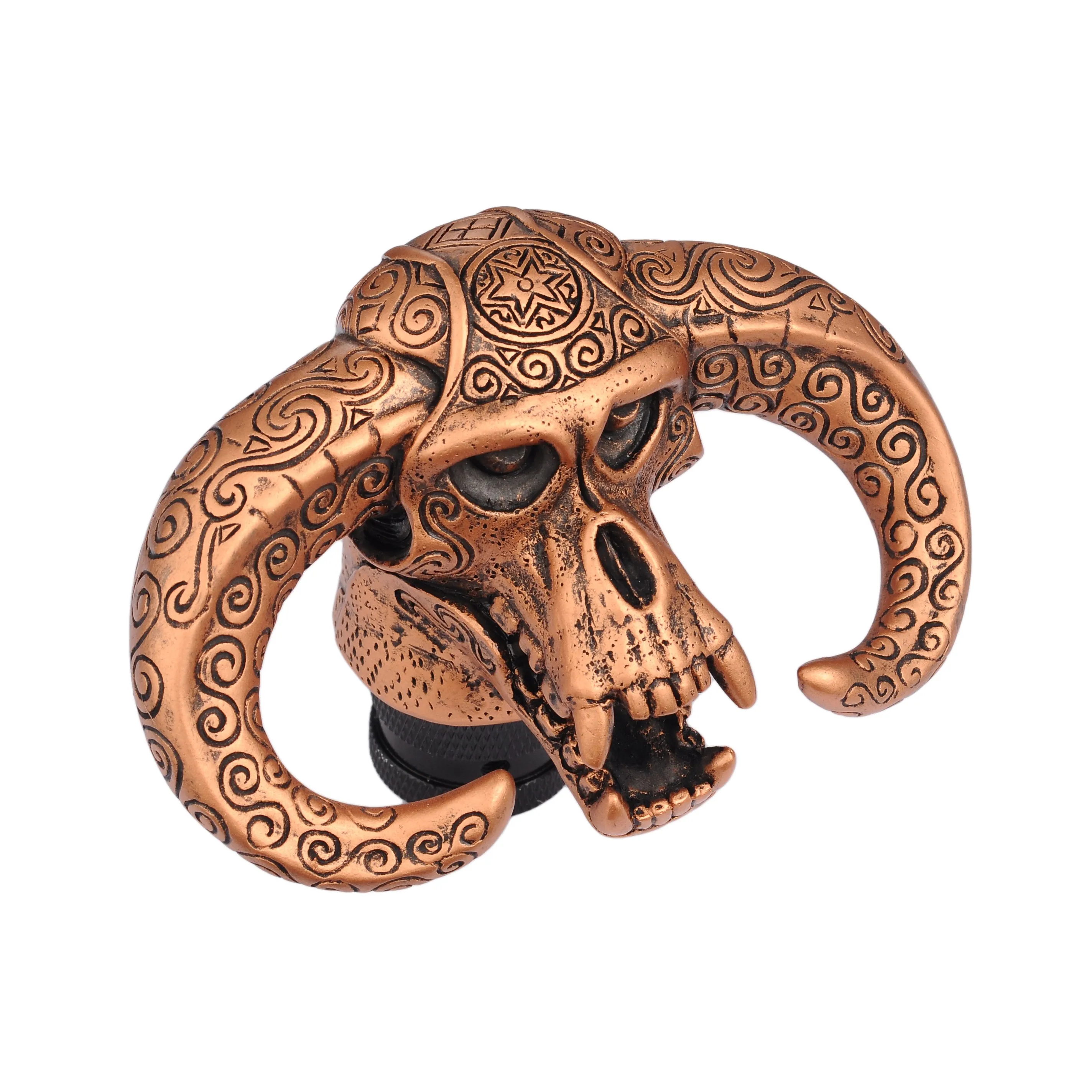 Медная цветная шестеренка ручка переключения овец рога Рычажная рулевого