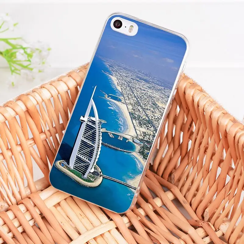 Чехол Yinuoda для iphone 7 6 X чехол телефона с изображением дубайского города