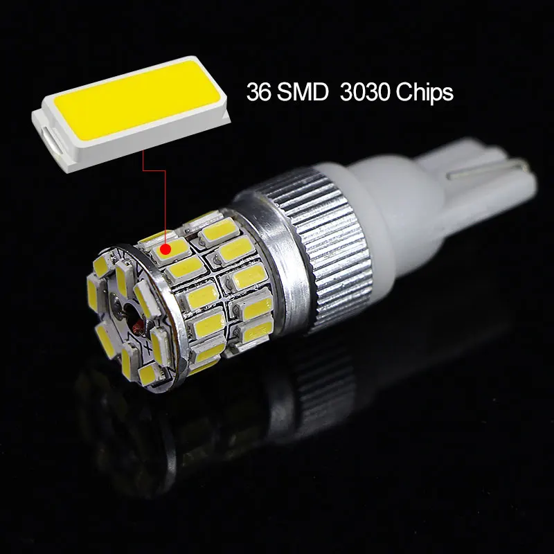10 шт. W5W Canbus LED T10 Лампа 194 168 номерной знак боковой свет для Toyota Corolla Avensis Yaris Rav4 Auris Hilux