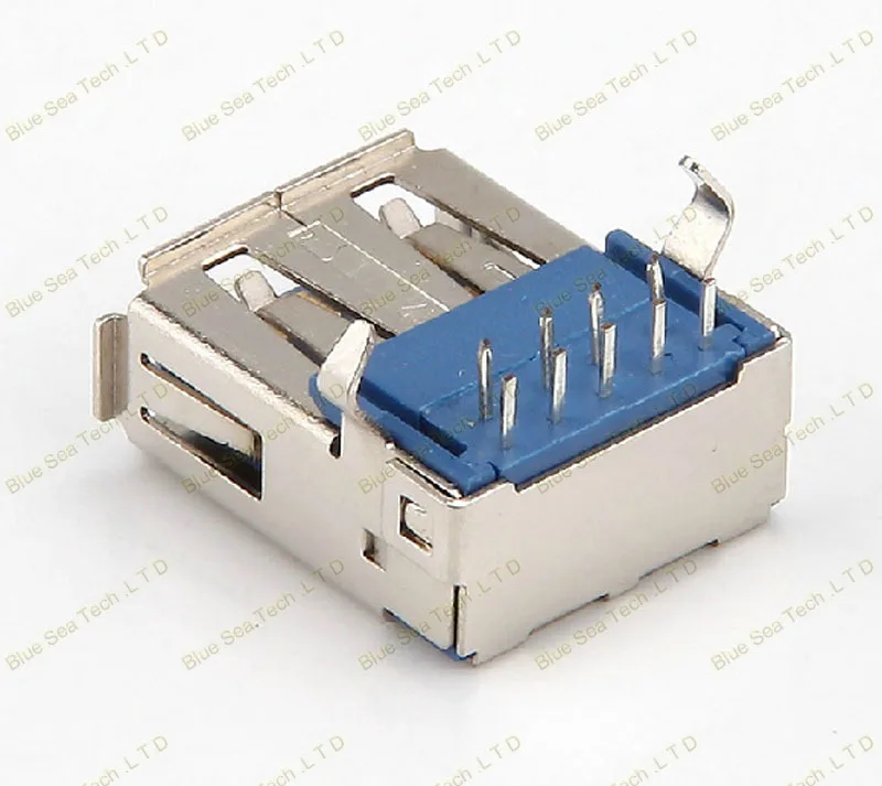 USB 3 0 9 pin гнездовой разъем для настольного компьютера ноутбука и т. Д. AF 90 angle -
