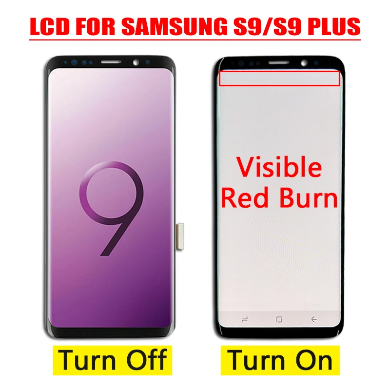 Оригинальный AMOLED ЖК дисплей s Замена для SAMSUNG Galaxy S9 + сенсорный экран дигитайзер с