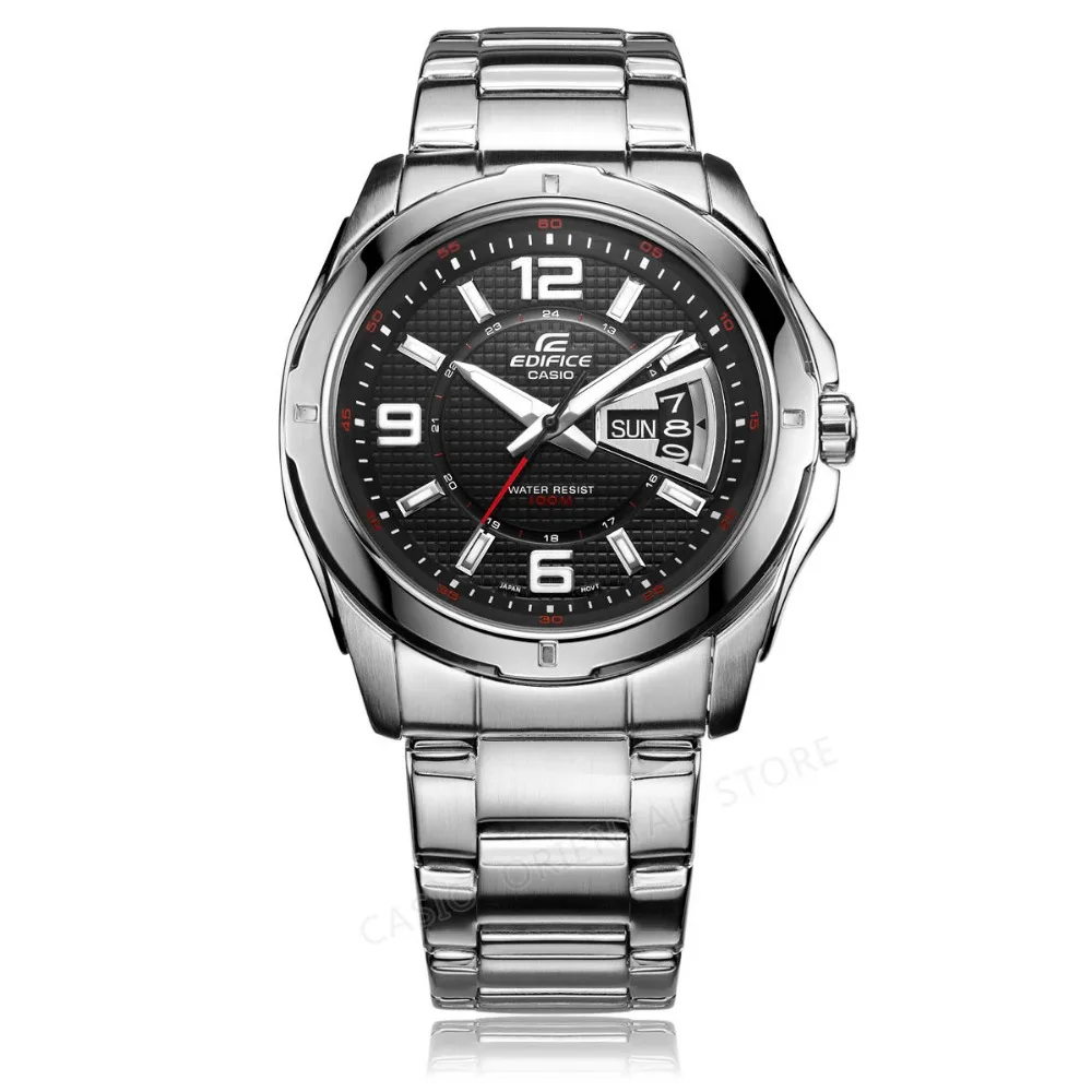 Casio Edifice часы кварцевые наручные Бизнес Мужские топ модный бренд настольные EF 129D 1A
