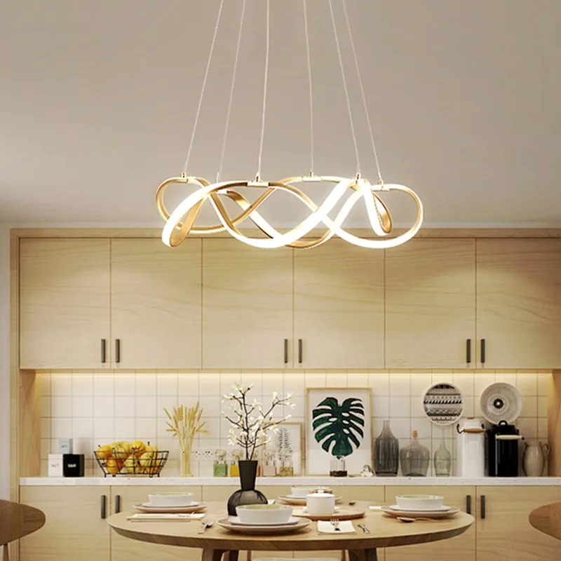 2019 скандинавские подвесные светильники Креативный дизайн для гостиной Золотой