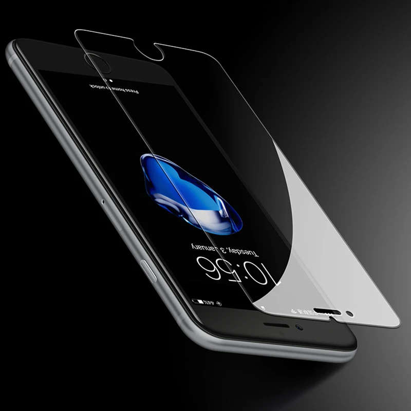 2.5D 9H Премиум пленка из настоящего закаленного стекла для iPhone X 5 5S 6 6S 7 8 Plus 7plus