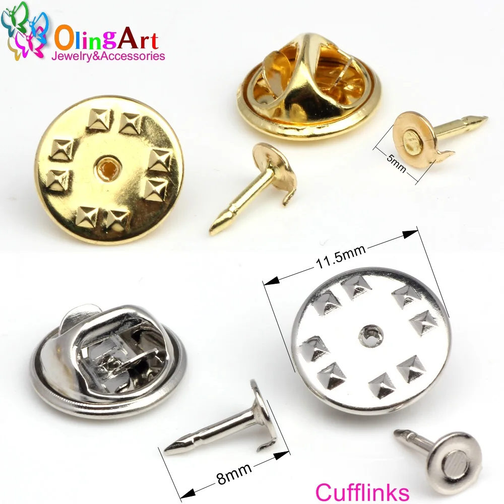 

30pcs/lot New Fashion lovely Ear Cuffs Jewelry Accessories silver-color/gold DIY Jewelry making for clothes cuffs collar 2019