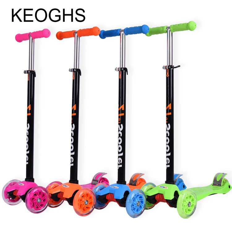 Детский самокат для маленьких детей из PU искусственной кожи с 4 колесами Fashing