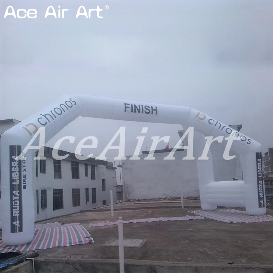 Huge 12 m inflatable start finish line entrance archways car race gate for Auto 4 LEGS free standing | Игрушки и хобби