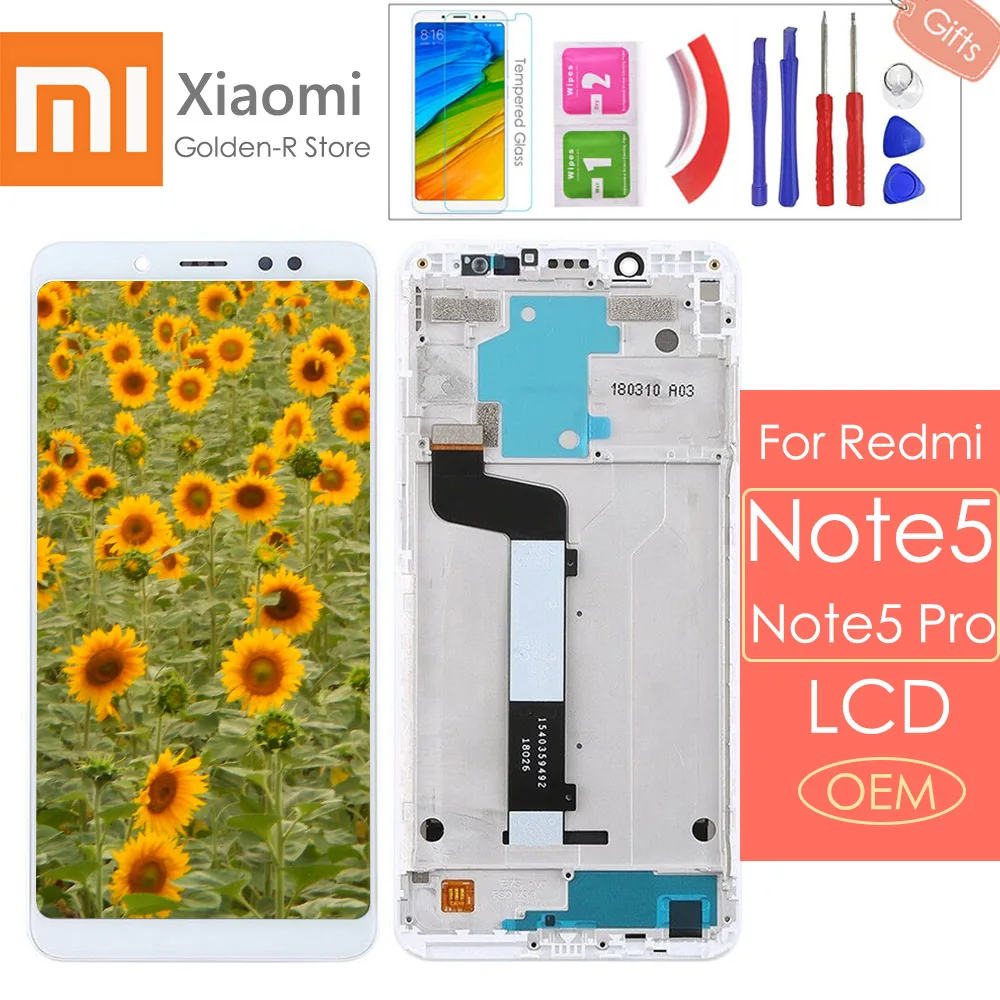 5 99 &quotAAA Качество lcd + рамка для Xiaomi Redmi Note Pro ЖК экран Замена 10 Touch подарки|Экраны