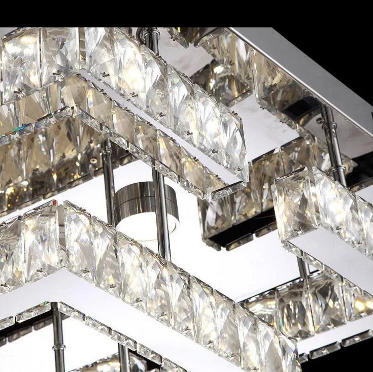 

Romantic and warm master bedroom ceiling lamp modern LED crystal lamp restaurant lighting small living room lamps led lighting