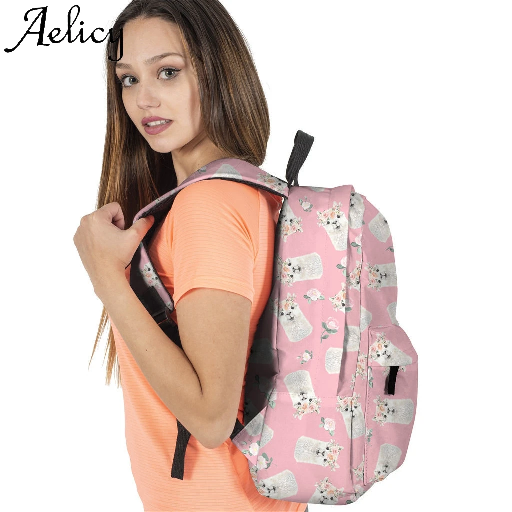 Aelicy сумка из альпаки Ткань Оксфорд 3D цифровая печать Взрывные Модели дорожный