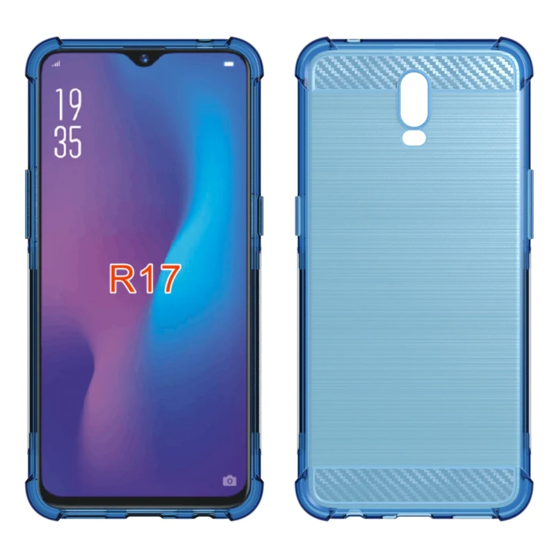 Фирменный противоударный умный мягкий чехол из ТПУ для OPPO R17 аксессуары |