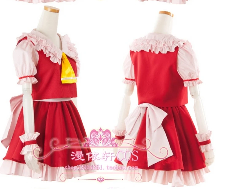 Костюм для косплея фландрид Алая Touhou Project индивидуальный комплект платьев |