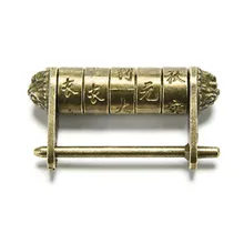 Античный замок Cipher 1 шт. китайский винтажный античный пароль