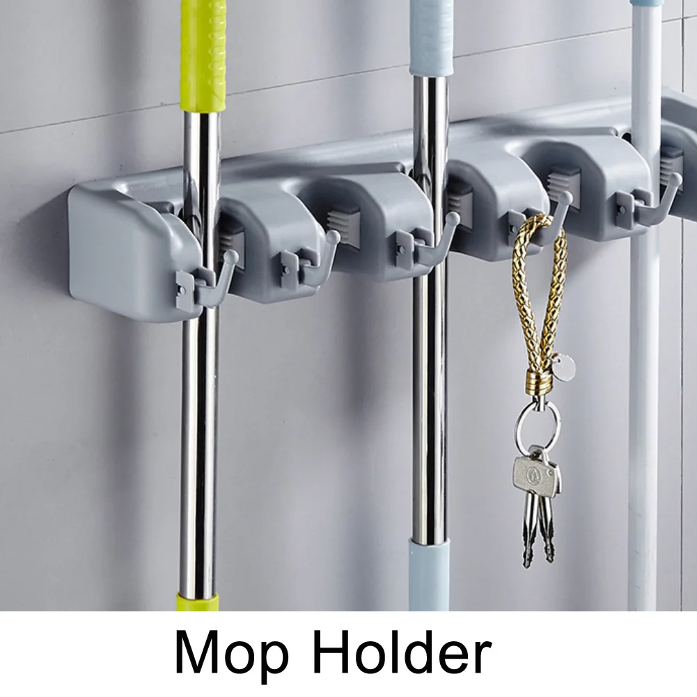 Multifunctional Magic Mops Brooms Holder Tool Kitchen Garden Storage Organizer | Дом и сад