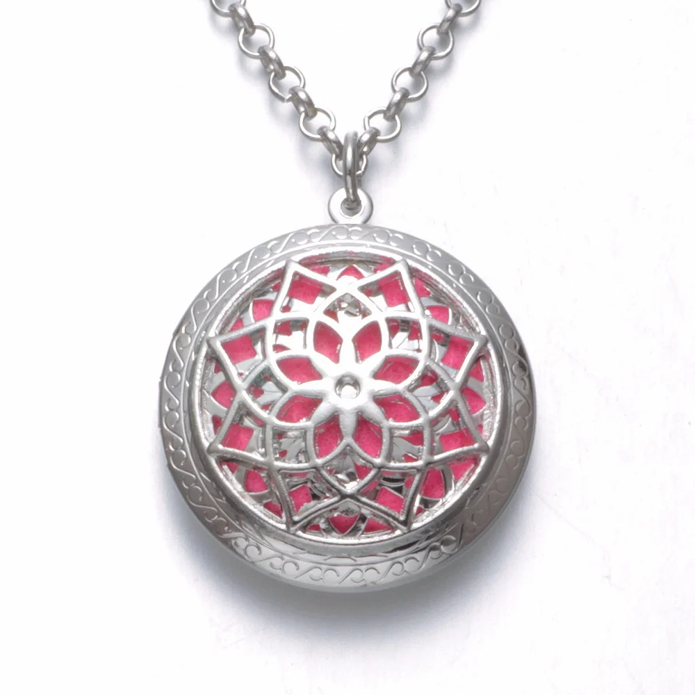 DZ1735 New Arrivals Perfume magic Pendant with Colorful Diffuser Pads Aromatherapy / Essential Oil Necklaces | Украшения и