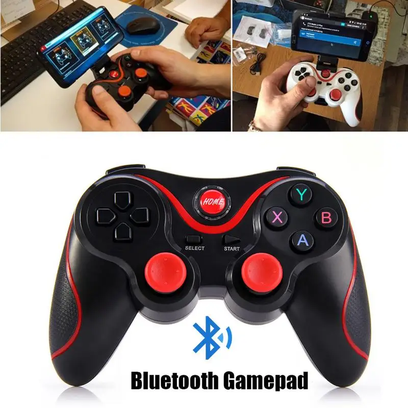 Беспроводной Bluetooth геймпад T3 S600 STB S3VR 2018 игровой контроллер джойстик для