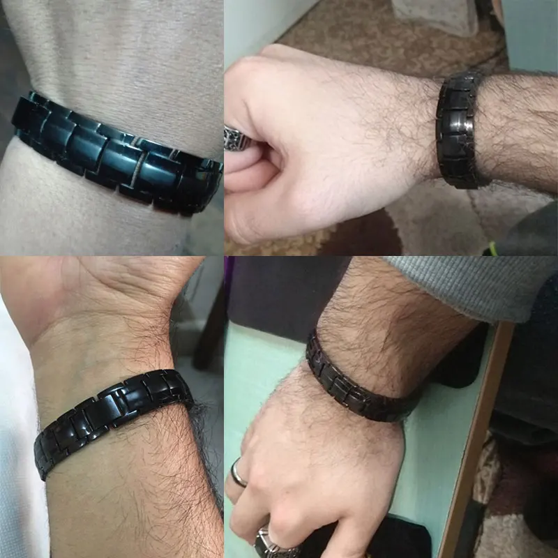 Мужской браслет Escalus модный титановый с ионами|red bracelet|bracelet designerdesigner bracelet |