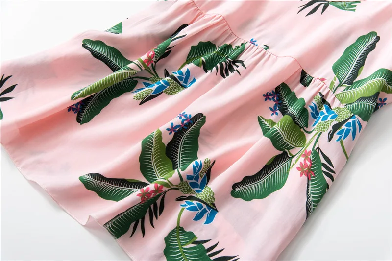 Pajimas for women flower print sleepwear sexy pajama set summer female nightgown ladies v-neck nightwear homewear