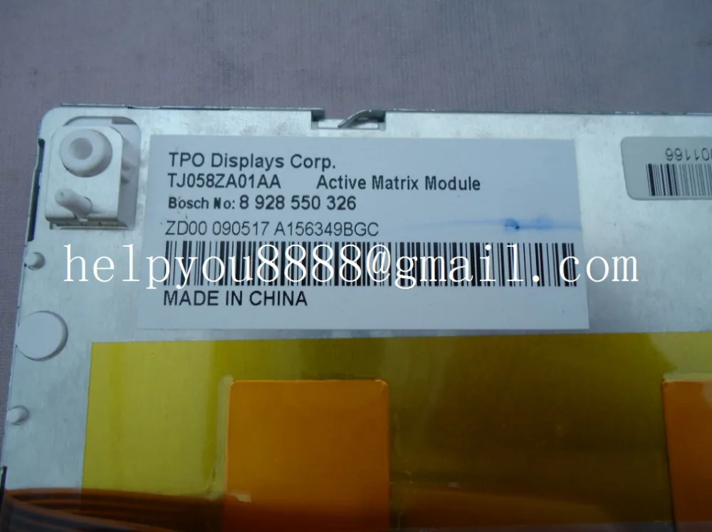 Экран TJ058ZA01AA ЖК TPO дисплеи Corp 5 8 дюймовый активный матричный модуль для Ford Bluespot