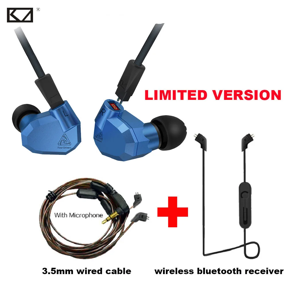 KZ ZS5, беспроводная профессиональная bluetooth-гарнитура Audifonos, 2DD+ 2BA, гибридный телефон, проводные Bluetooth наушники, спортивные наушники с микрофоном