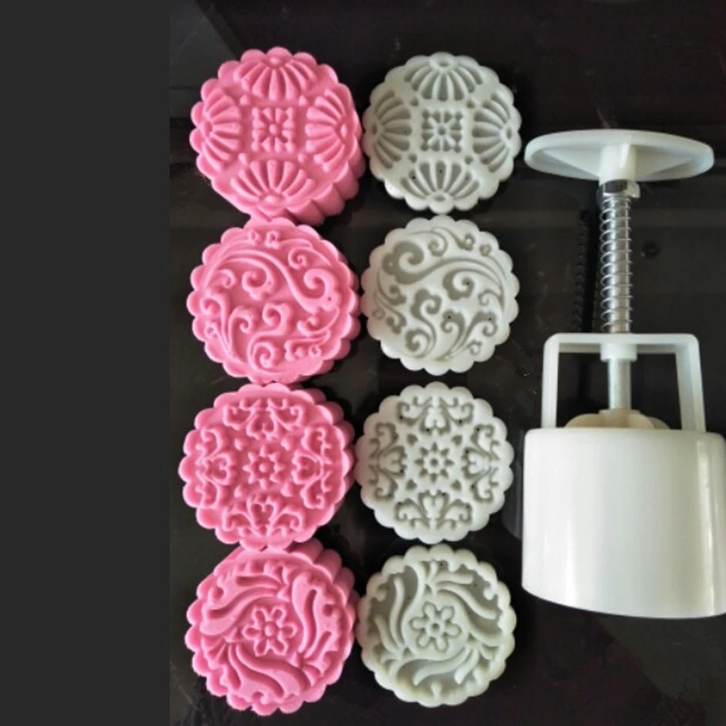100 грамм круглой формы в форме цветка форма для выпечки тортов DIY ручной Пресс