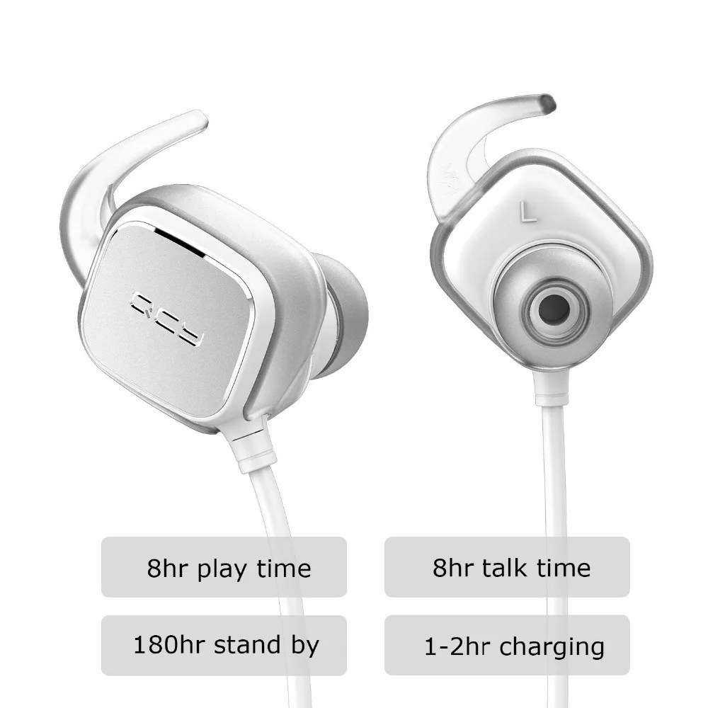 Qcy QY12 Auriculares bluetooth-гарнитура Беспроводной наушники с микрофоном магнит Функция
