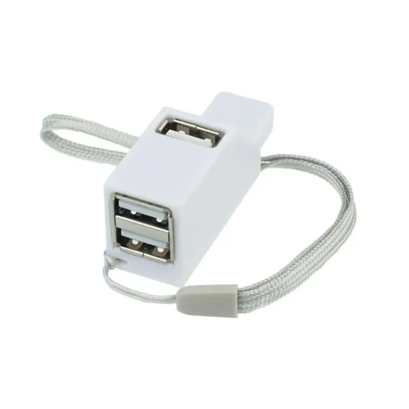 Заводская цена Новый 3 портовый высокоскоростной мини USB 2 0 концентратор адаптер