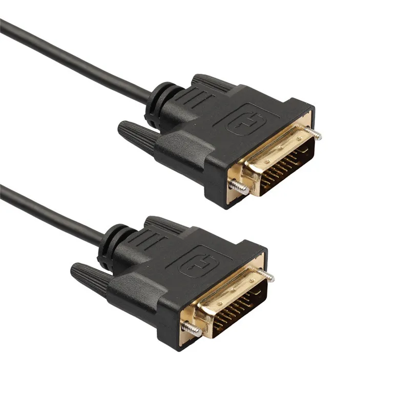Advanced2017 новый компьютерный адаптер MicroLCD цифровой монитор DVI D для DVI-D Gold Male 24 + 1 Pin Dual