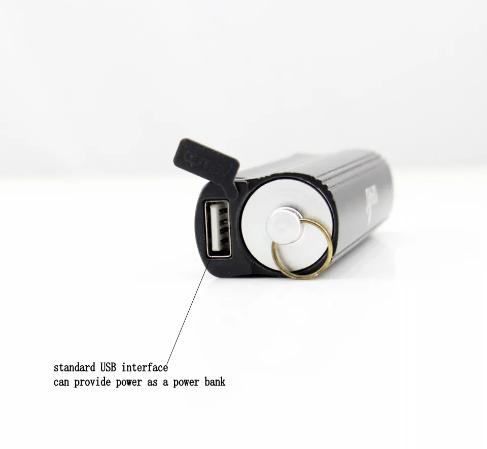 Yupard USB зарядка фонарик Q5 светодиодный Светодиодный фонарь 18650 перезаряжаемый фонарь Электронная зажигалка USB power Bank