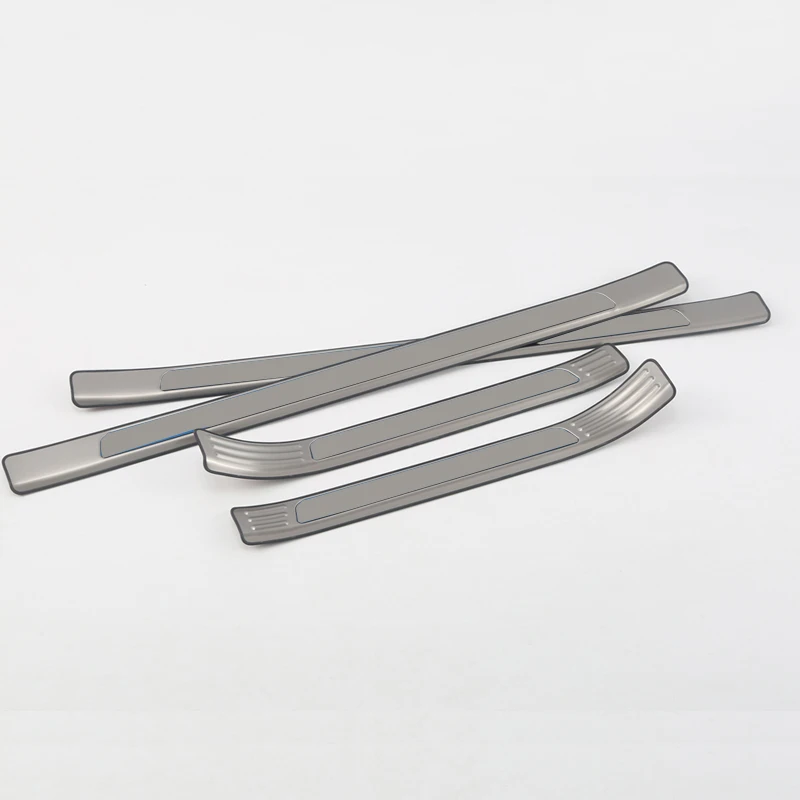 Стайлинг автомобиля 4 шт. Накладка на порог двери из нержавеющей стали для VW Volkswagen