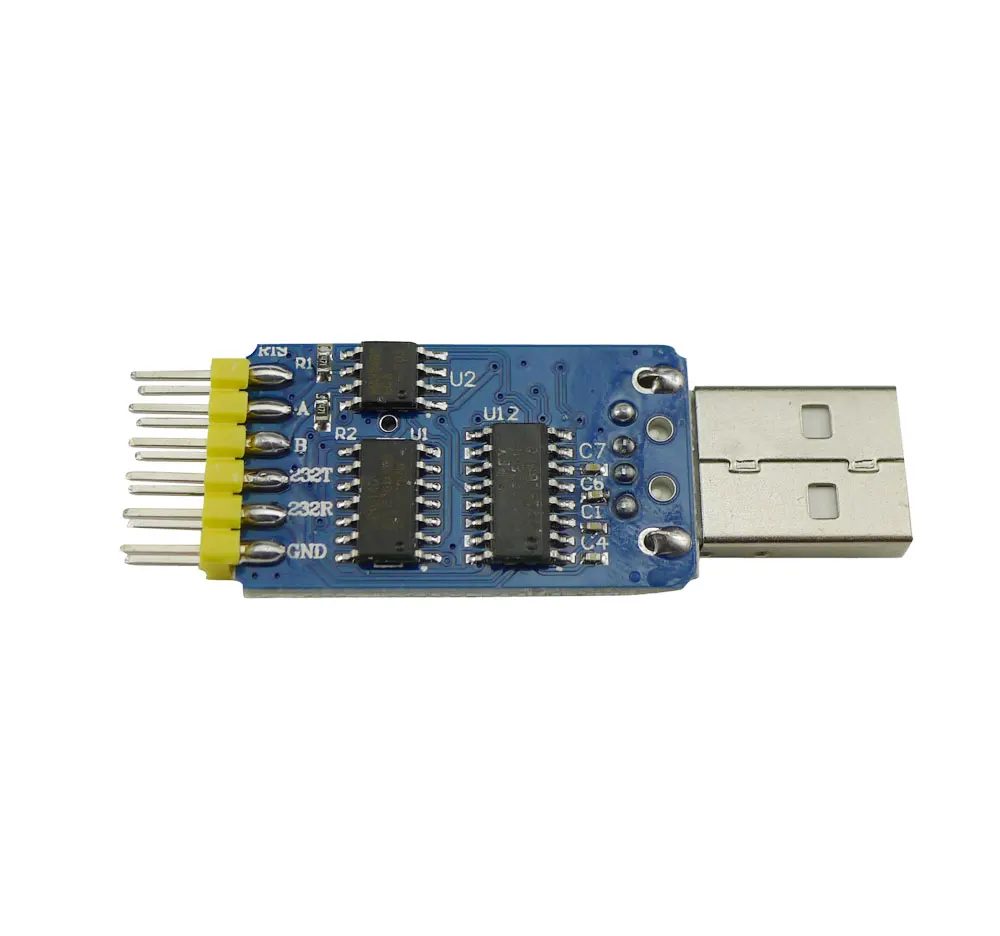 Aihasd 6 в 1 CP2102 Последовательный модуль USB к TTL RS485 3 В 5 с кабелем Dupond | Электронные