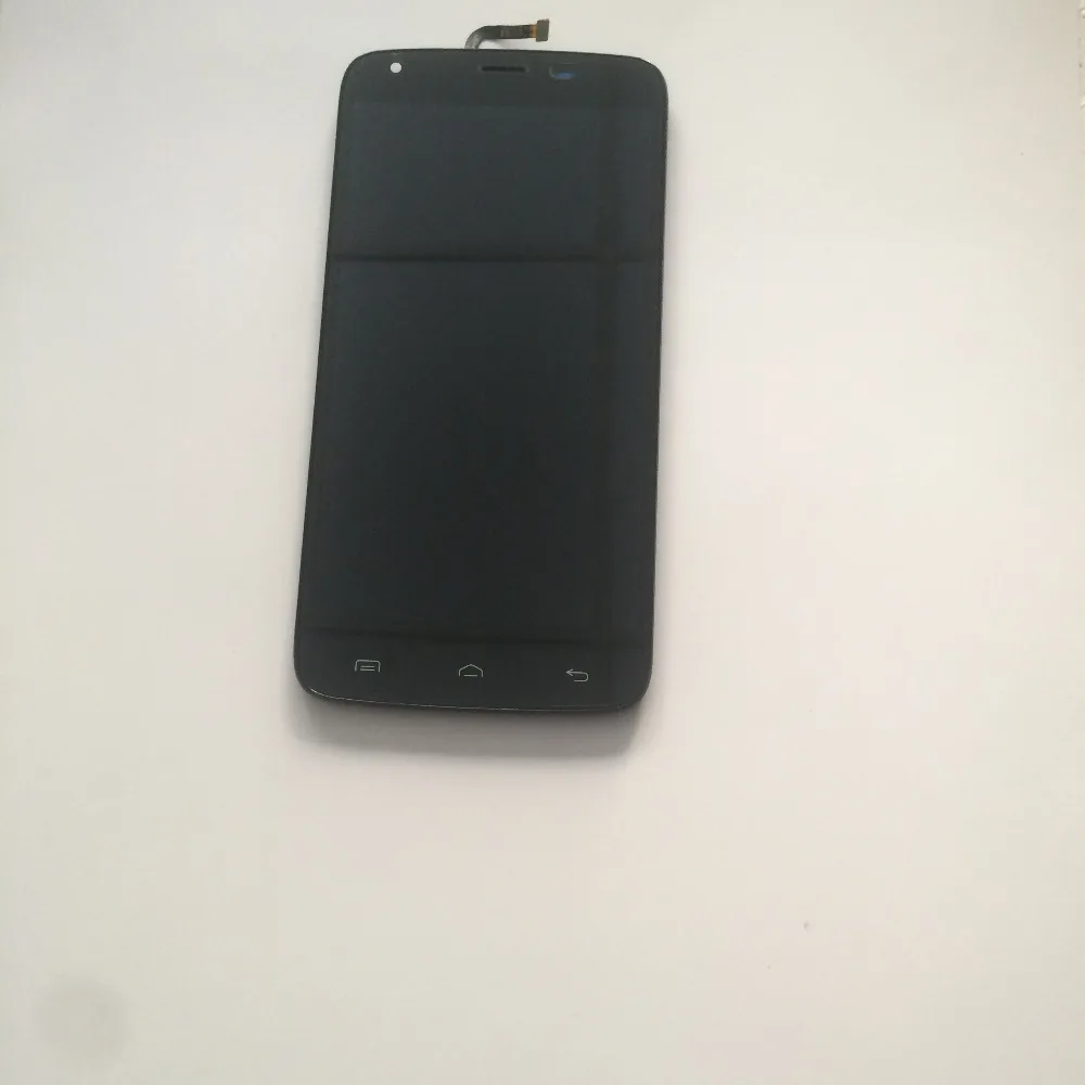 Б/у ЖК экран + сенсорный рамка для Doogee T6 MT6735 64Bit A53 четырехъядерный 5 дюймов 1280x720 HD