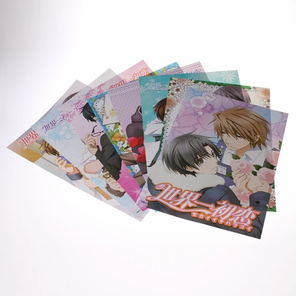 8 шт./лот Sekai ichi Hatsukoi игрушки плакаты Stiker включает различных картин аниме плакат