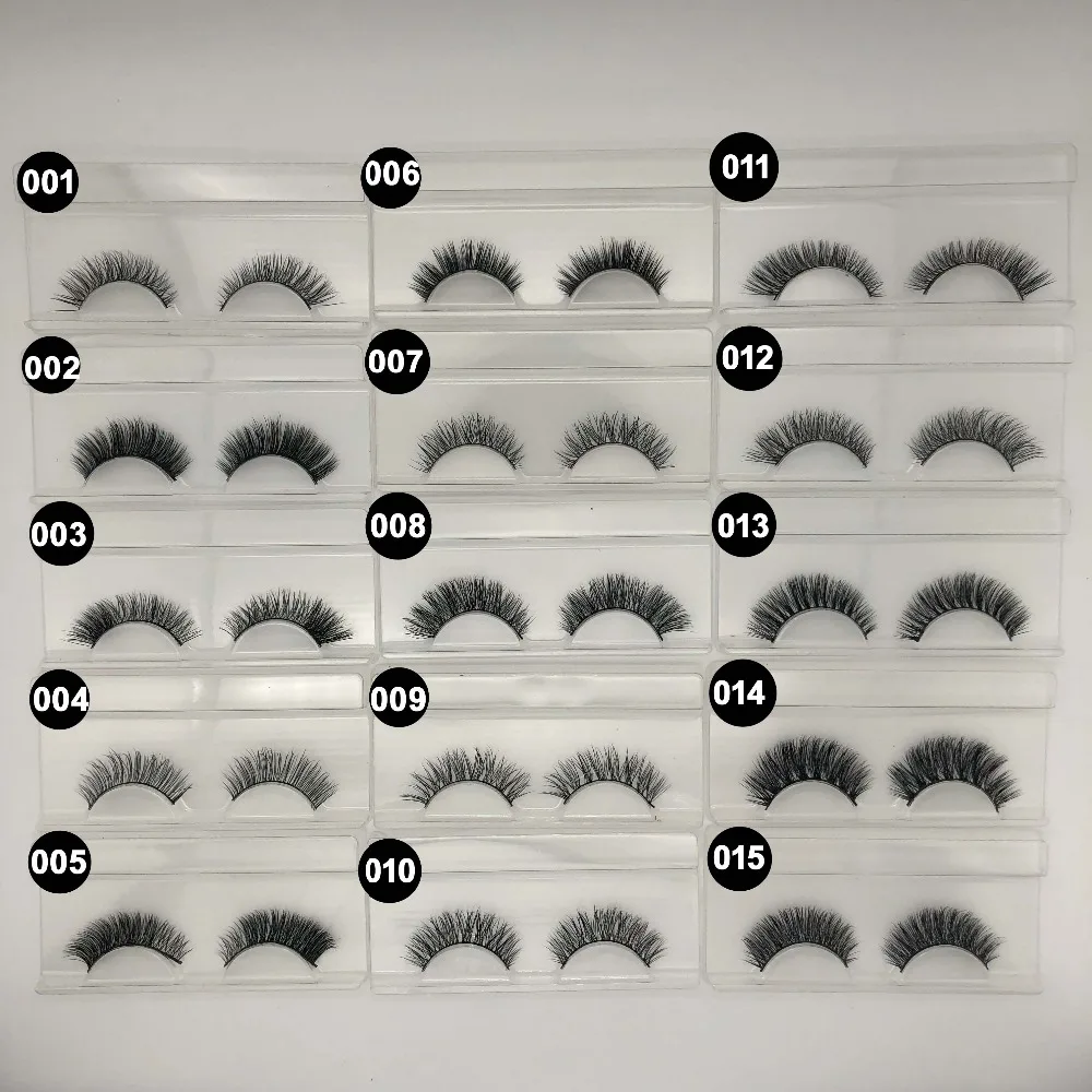 Makeup Mink Eyelash False Fake Eyelashes Handmade Natural Long Thick 100% Real ThickEye Lashes Extension | Красота и здоровье