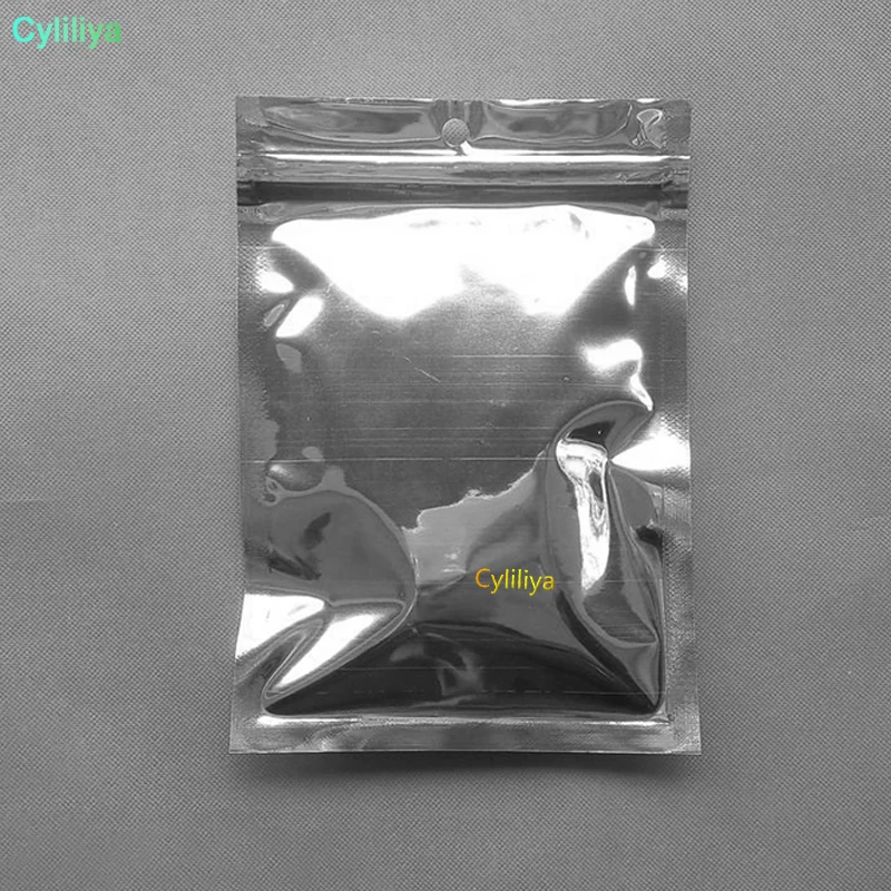 2000 шт антистатический клапан на молнии пластиковый розничный упаковочный пакет