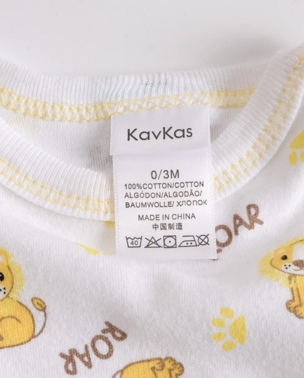 Kavkas/Детские комбинезоны; Новое поступление; Летние новогодние костюмы с вышивкой льва; Комбинезон для маленьких мальчиков; Bebek Tulum