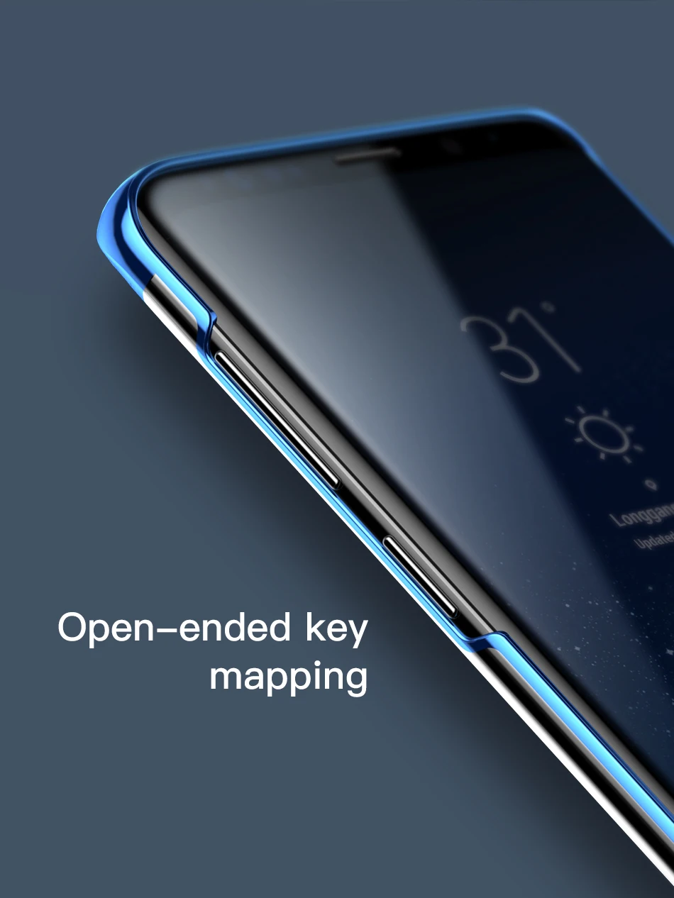 Чехол Baseus для samsung Galaxy S9, роскошный чехол, жесткий пластиковый чехол для samsung Galaxy S9 S9 Plus, Ультратонкий Прозрачный чехол