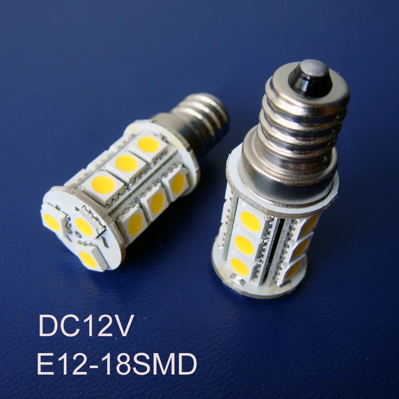 Высокое качество 12Vdc E12 светодиодные лампы 12В Светодиодные Бесплатная доставка 100