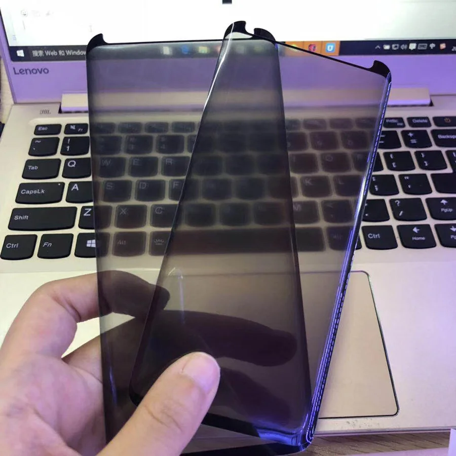 Для Note 9 Премиум Настоящее Закаленное стекло конфиденциальность анти шпионская