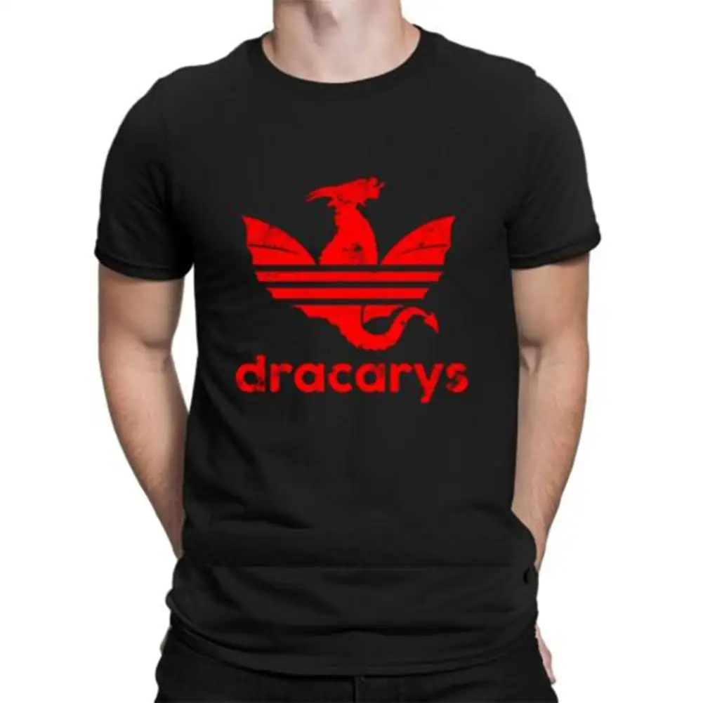 ZACOO Men Women Casual All-match Dracarys Game Of Thrones Mother of Dragon Summer Short Sleeve T Shirts | Мужская одежда