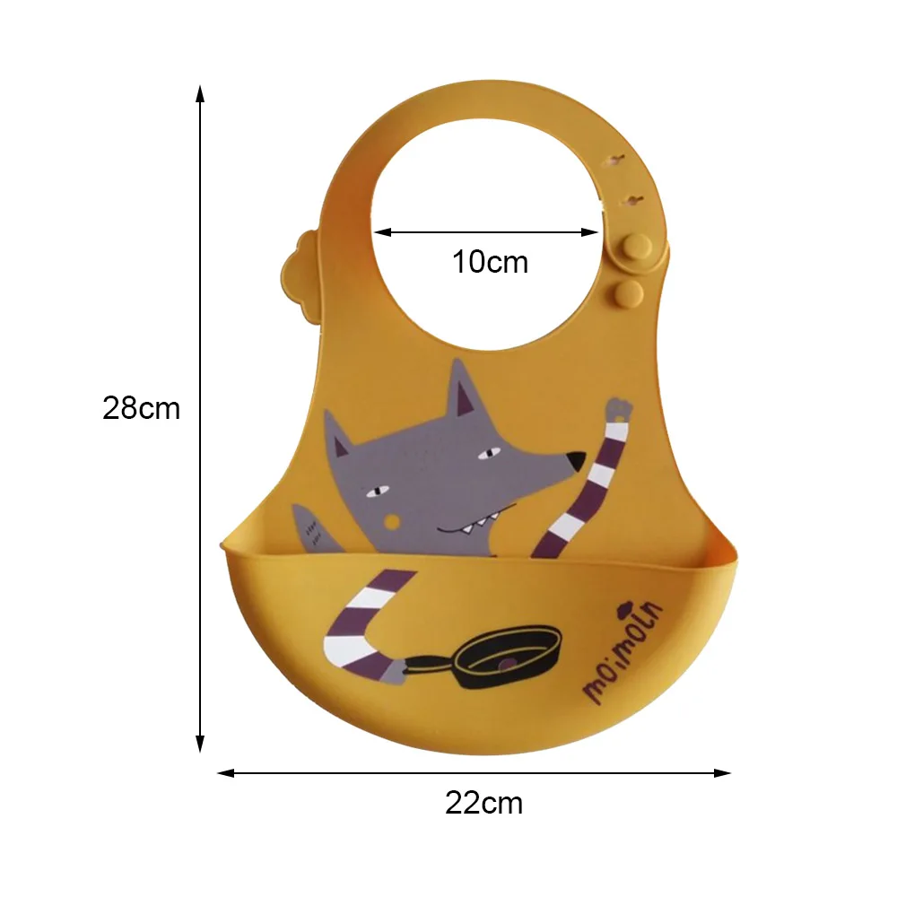 Children silicone Saliva baby eating bib waterproof rice bowl soft disposable pocket Infant Food-grade Towel Newborn | Детская одежда и